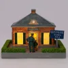 Intratuin De Brink kersthuisje politie post 22,5 x 16,7 x 17 cm