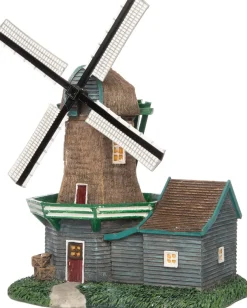 Intratuin De Brink kersthuisje korenmolen 20 x 16 x 25 cm