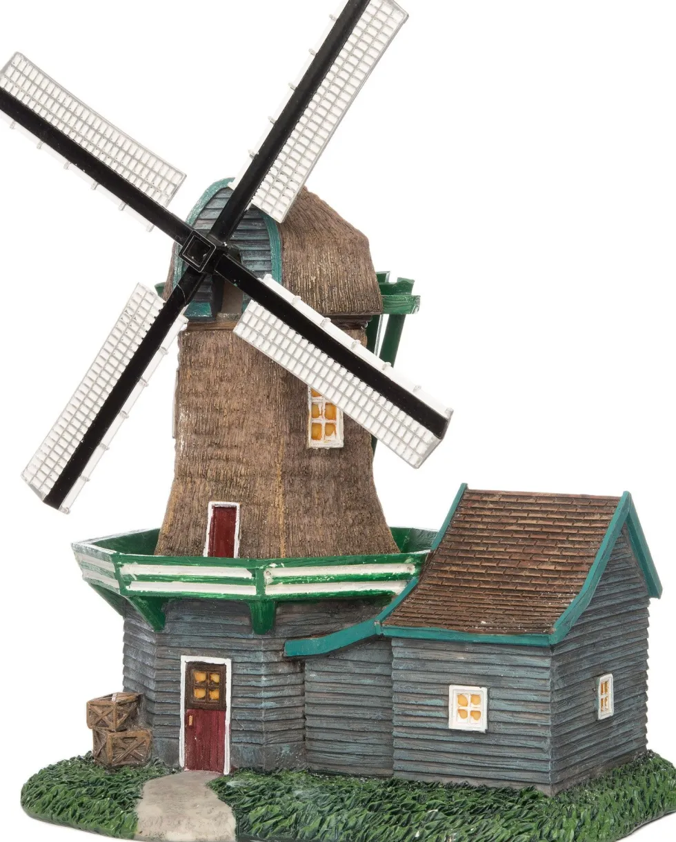 Intratuin De Brink kersthuisje korenmolen 20 x 16 x 25 cm