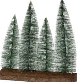Intratuin decoratiebomen Linnae groen met verlichting 26 x 6 x 29 cm