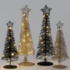 Intratuin decoratieboom Arby met verlichting zwart D 10 H 30 cm