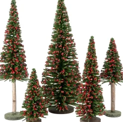 Intratuin decoratieboom Bibia groen / rood D 24 H 60 cm