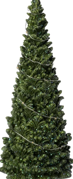 Intratuin decoratieboom Briann groen met verlichting D 14 H 32 cm