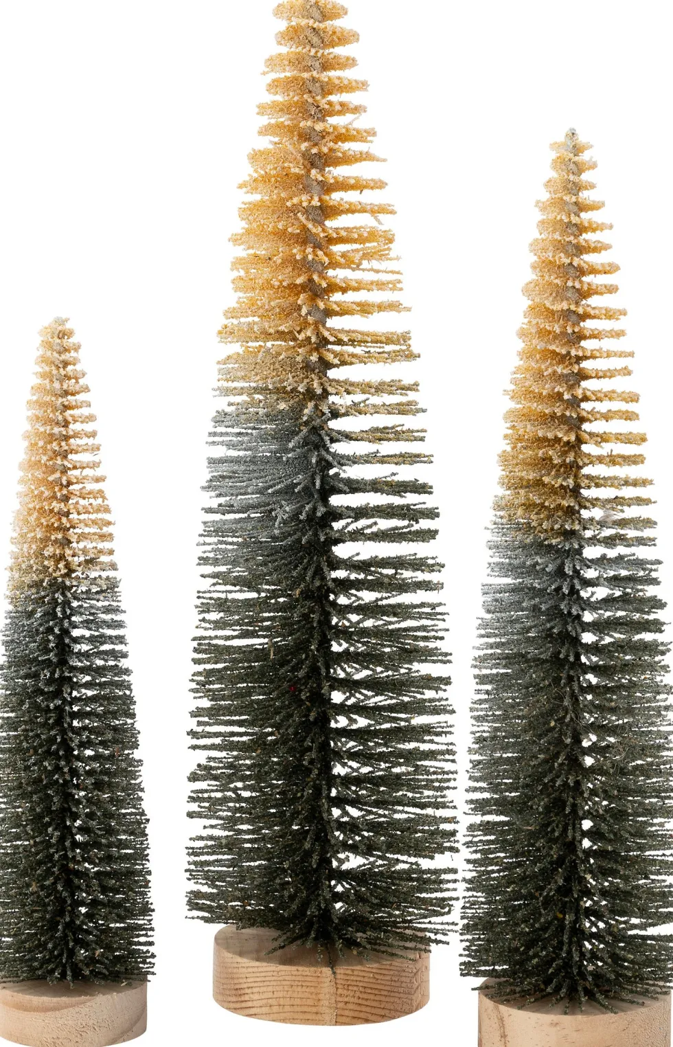 Intratuin decoratieboom Brush groen / crème D 8 H 30 cm