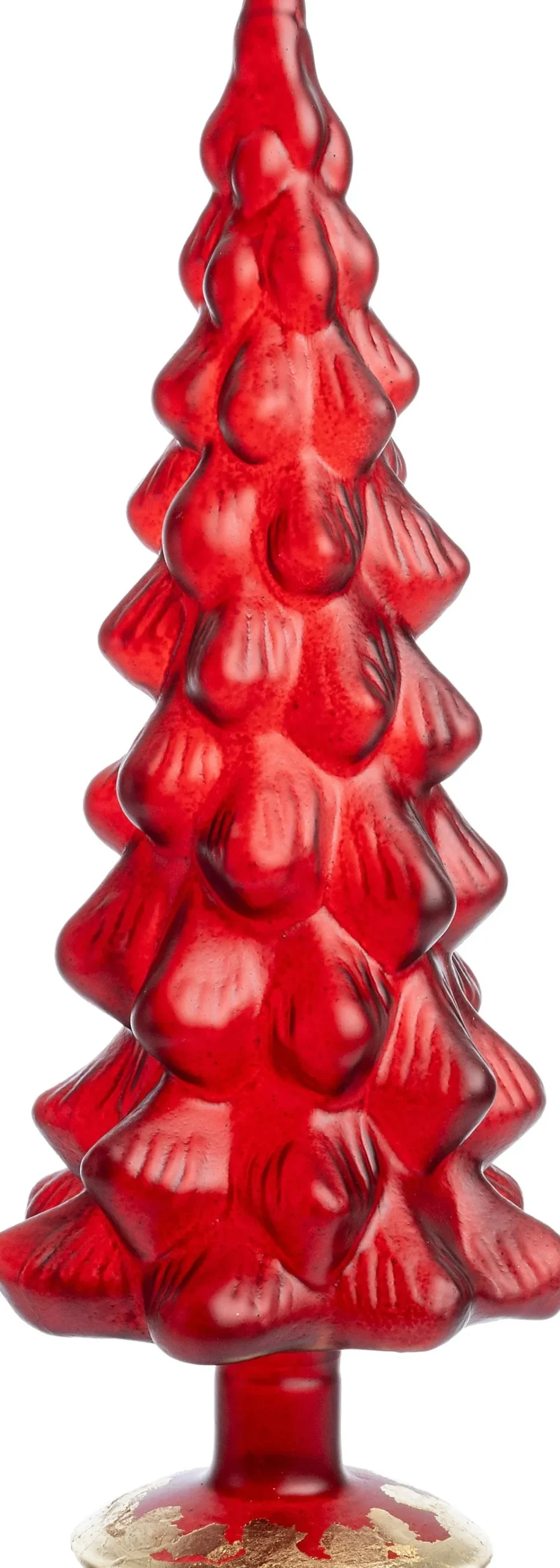 Intratuin decoratieboom Gina transparant rood D 11 H 30 cm