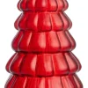 Intratuin decoratieboom Gina transparant rood D 10 H 30 cm