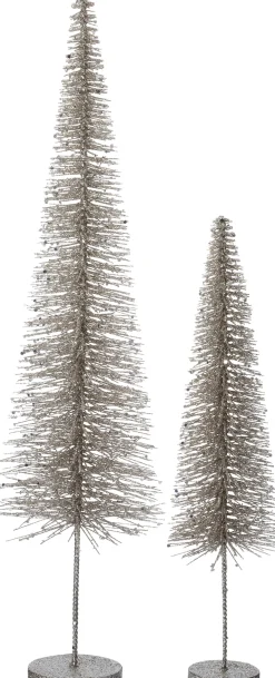 Intratuin decoratieboom glitter zilver D 9 H 42 cm