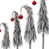 Intratuin decoratieboom Gnoom wit / rood D 12 H 45 cm