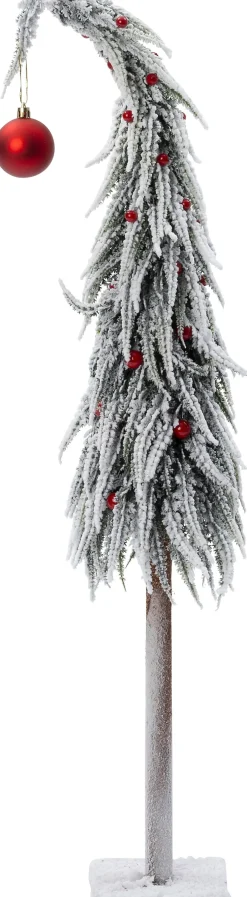 Intratuin decoratieboom Gnoom wit / rood D 15 H 60 cm