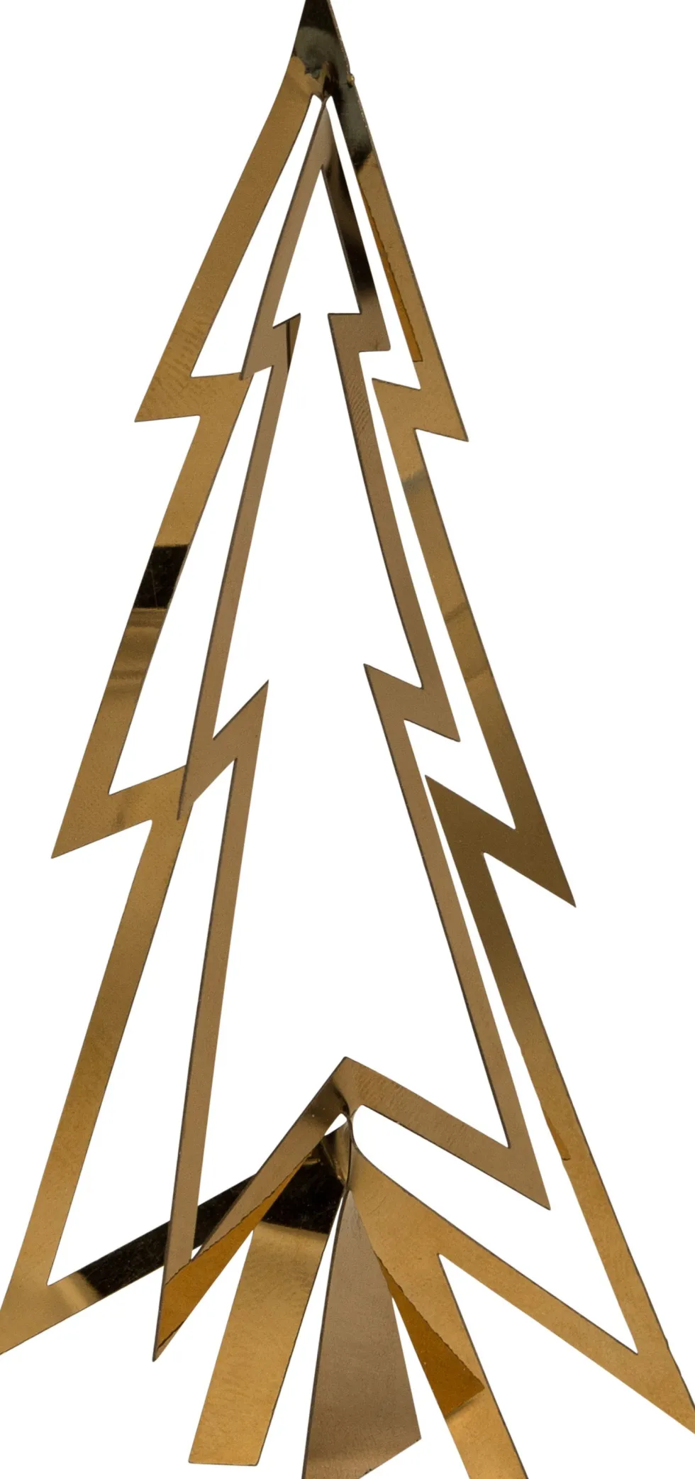 Intratuin decoratieboom goud 6 x 6 x 10 cm