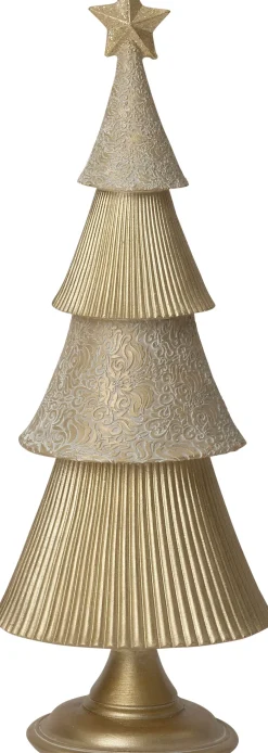 Intratuin decoratieboom goud D 8,5 H 23 cm