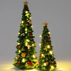 Intratuin decoratieboom groen met verlichting D 13 H 30 cm