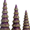 Intratuin decoratieboom Hector paars / goud D 8,2 H 26,5 cm