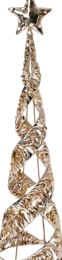 Intratuin decoratieboom Iris kegel goud D 20 H 80 cm
