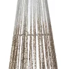 Intratuin decoratieboom kegel zilver / goud met verlichting D 16 H 60 cm