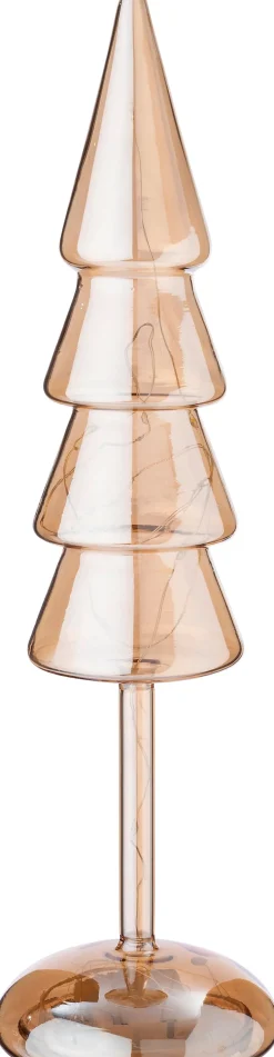 Intratuin decoratieboom Kiran oranje met verlichting D 9,3 H 32 cm