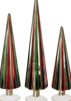 Intratuin decoratieboom Kirna goud / rood / groen D 8 H 28 cm