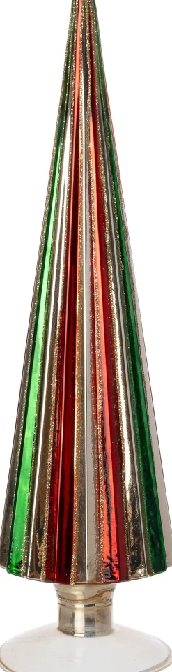Intratuin decoratieboom Kirna goud / rood / groen D 8,5 H 32 cm