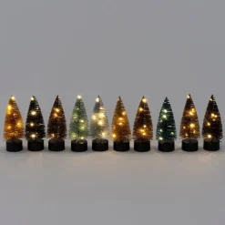 Intratuin decoratieboom Leonie donker bruin met verlichting D 5 H 13 cm