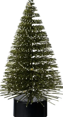 Intratuin decoratieboom Leonie licht groen met verlichting D 7 H 13 cm