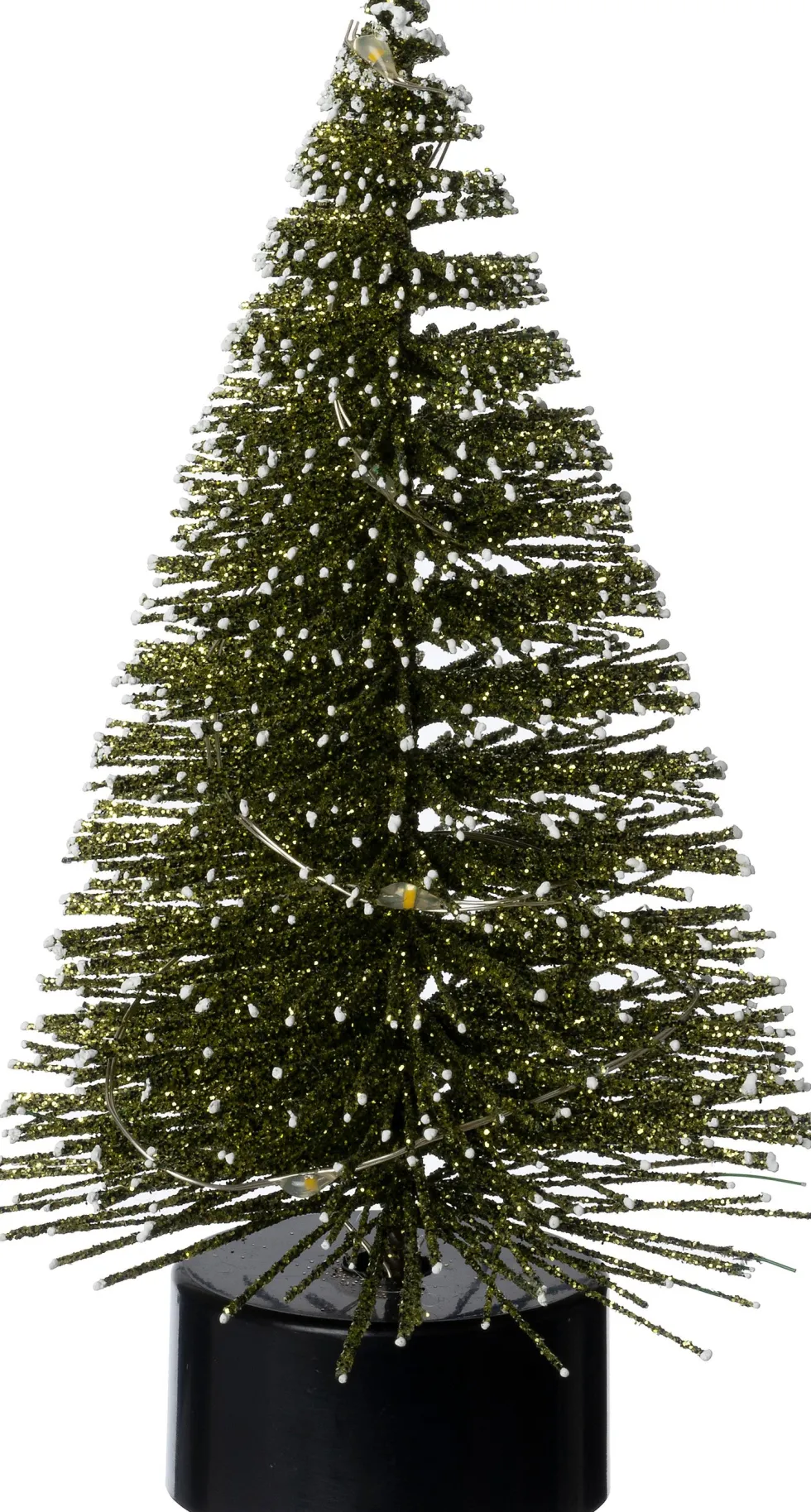 Intratuin decoratieboom Leonie licht groen met verlichting D 7 H 13 cm