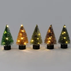 Intratuin decoratieboom Leonie koper met verlichting D 7 H 13 cm