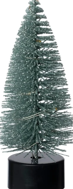 Intratuin decoratieboom Leonie blauw met verlichting D 5 H 13 cm