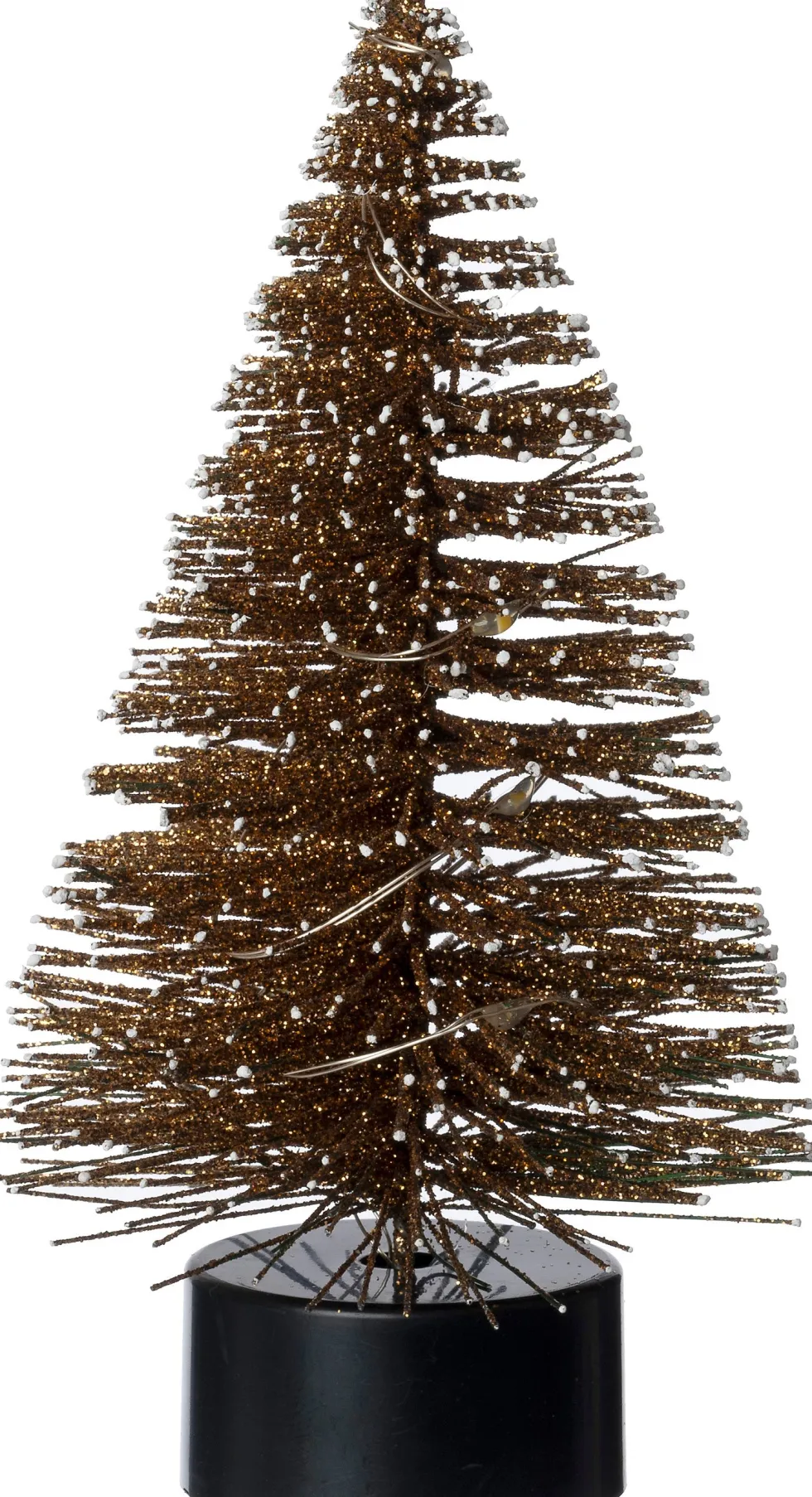Intratuin decoratieboom Leonie bruin met verlichting D 7 H 13 cm