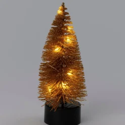 Intratuin decoratieboom Leonie koper met verlichting D 5 H 13 cm