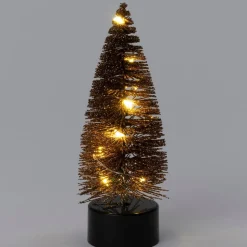 Intratuin decoratieboom Leonie licht groen met verlichting D 5 H 13 cm