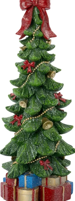 Intratuin decoratieboom met ster groen D 11,5 H 29,5 cm