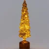 Intratuin decoratieboom Noah bruin met verlichting D 10 H 41 cm