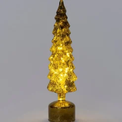 Intratuin decoratieboom Noah groen met verlichting D 10 H 41 cm
