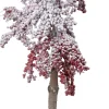 Intratuin decoratieboom op mos rood / wit D 30 H 155 cm