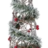 Intratuin decoratieboom Otra kegel groen / wit met verlichting D 16 H 60 cm