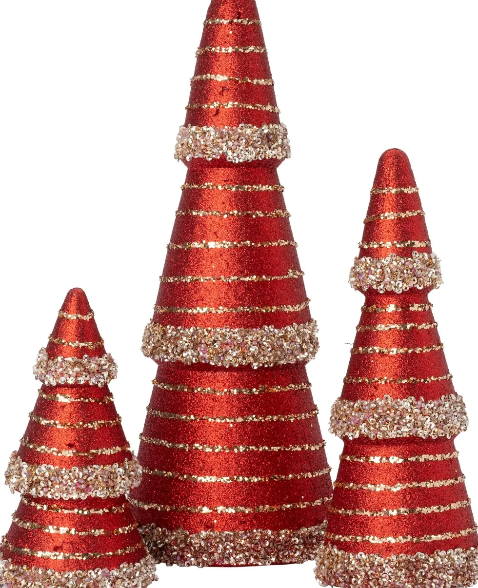 Intratuin decoratieboom Paulo rood D 9 H 20 cm