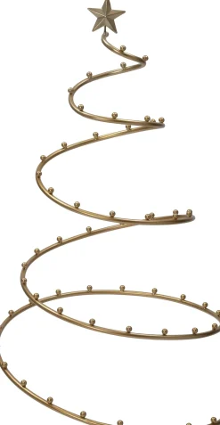 Intratuin decoratieboom spiraal goud D 49 H 50 cm
