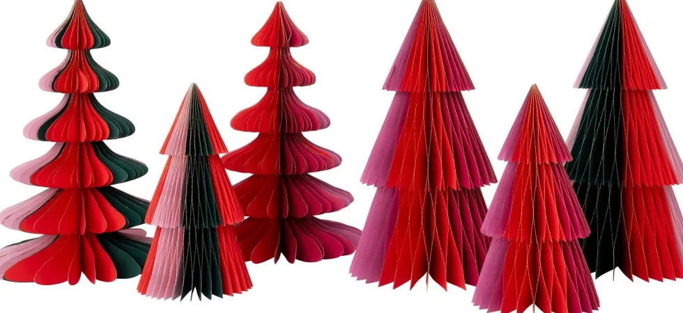 Intratuin decoratieboom Steven groen / roze D 23 H 36 cm