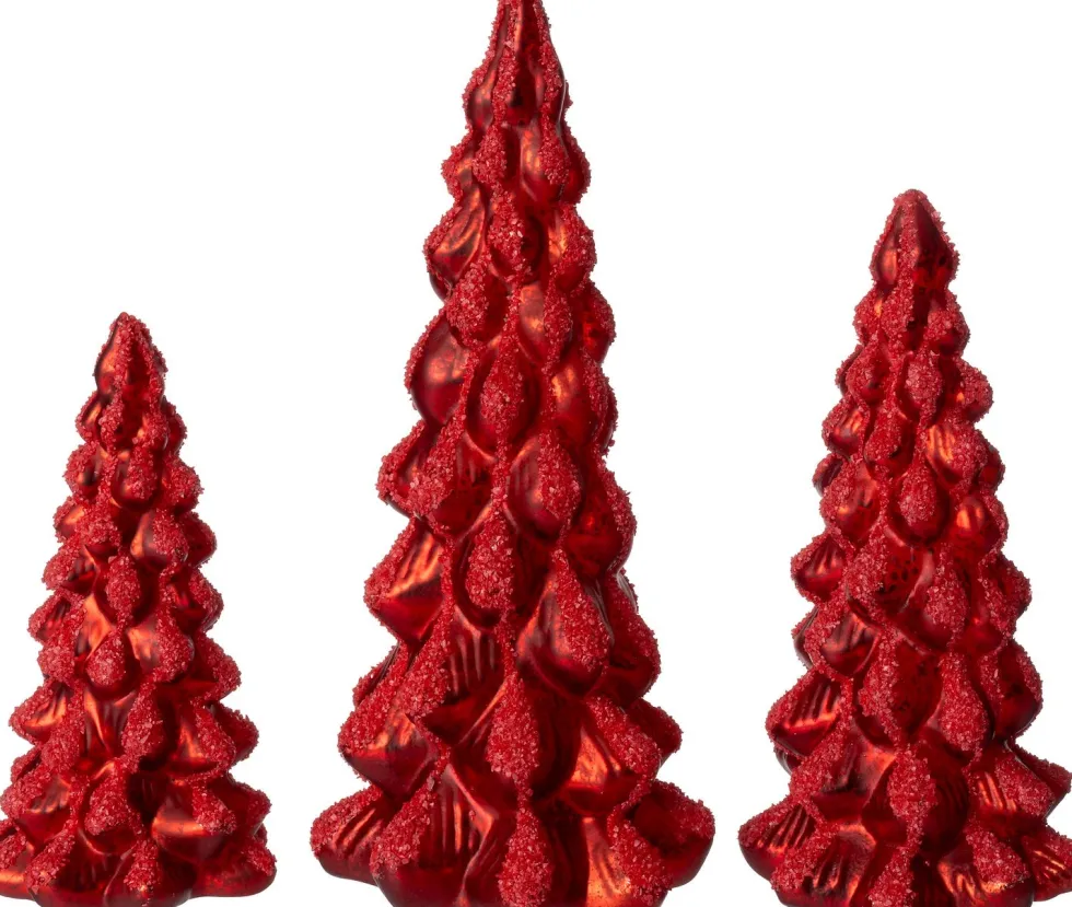 Intratuin decoratieboom Thomin rood D 8,5 H 15,5 cm