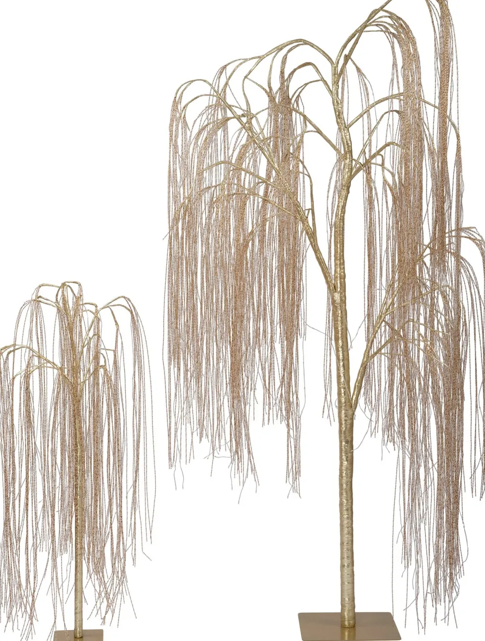 Intratuin decoratieboom wilg beige met verlichting 70 x 70 x 153 cm