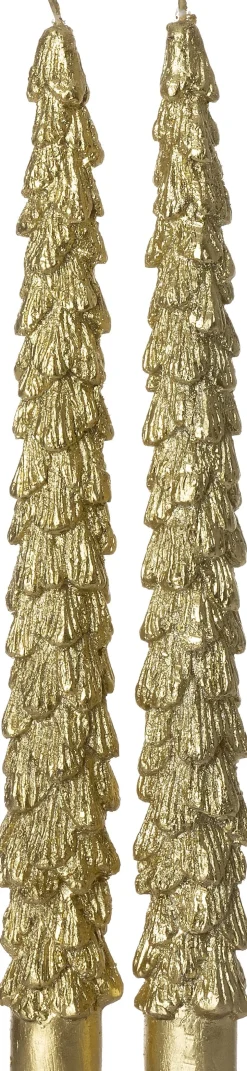 Intratuin dinerkaars Jersey goud 3 uur D 2 H 25 cm 2 stuks