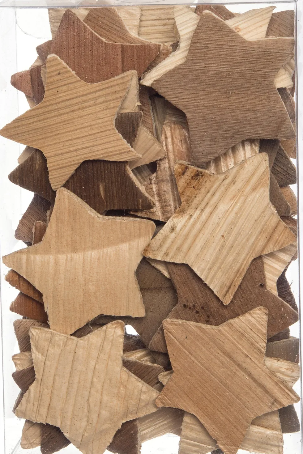 Intratuin doosje met houten sterren naturel