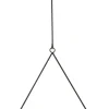Intratuin driehoek hanger zwart 37 x 11,5 x 64 cm