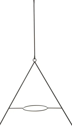 Intratuin driehoek hanger zwart 37 x 11,5 x 64 cm