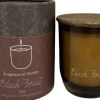 Intratuin geurkaars in glas Indi Black Forest bruin 40 D 7,8 H 9,3 cm