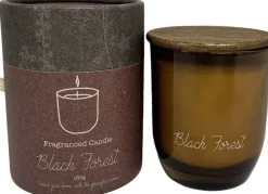 Intratuin geurkaars in glas Indi Black Forest bruin 40 D 7,8 H 9,3 cm