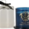 Intratuin geurkaars Luxe Vanilla Musk blauw 30 uur D 9,5 H 13 cm