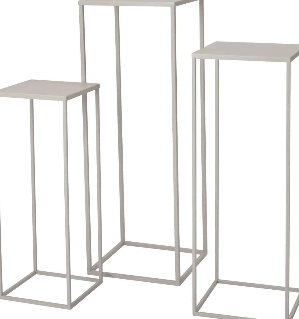 Intratuin Guido plantentafel taupe 19 x 19 x 50 cm