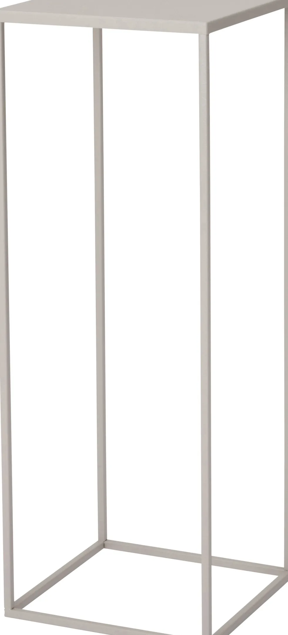 Intratuin Guido plantentafel taupe 25 x 25 x 70 cm