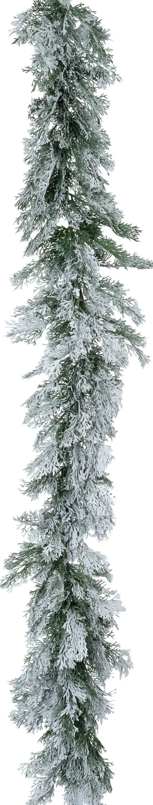 Intratuin guirlande dennenappels besneeuwd met 30 lampjes warm wit 180 x 26 x 26 cm